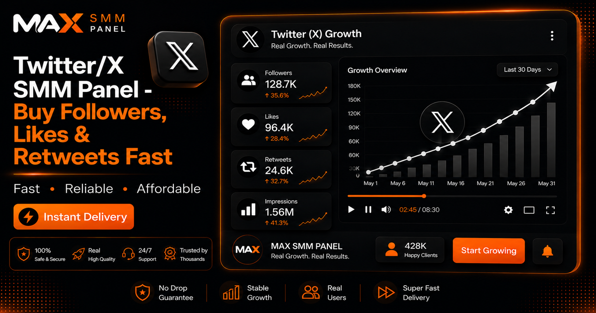 Twitter/X SMM Panel - Buy Followers, Likes & Retweets Fast