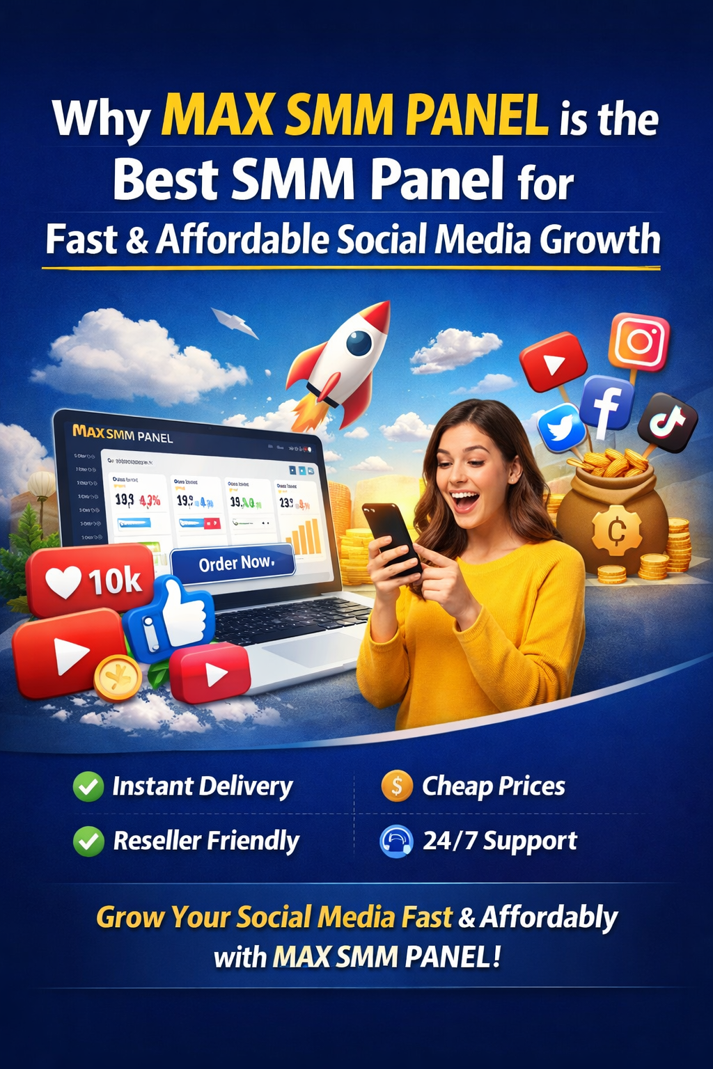 Why MAX SMM PANEL is the Best SMM Panel for Fast & Affordable Social Media Growth